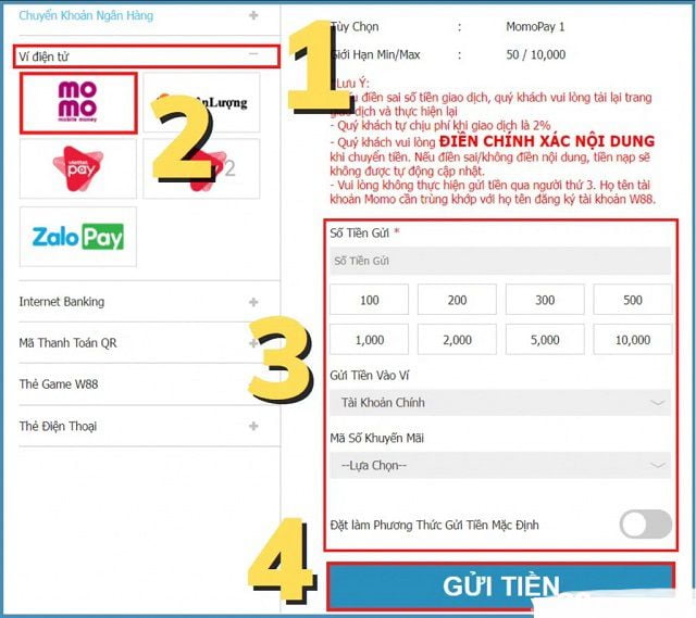 Trò chơi chính 88Online - 88Online