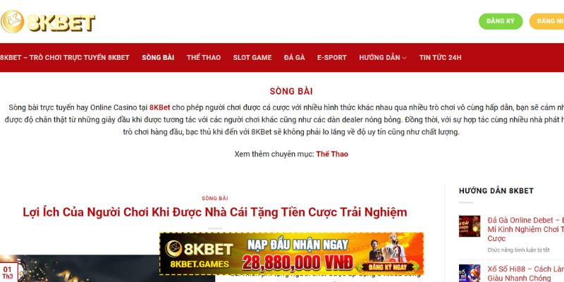 Tổng quan về các trang web game hàng đầu cấp độ 58M - 58M